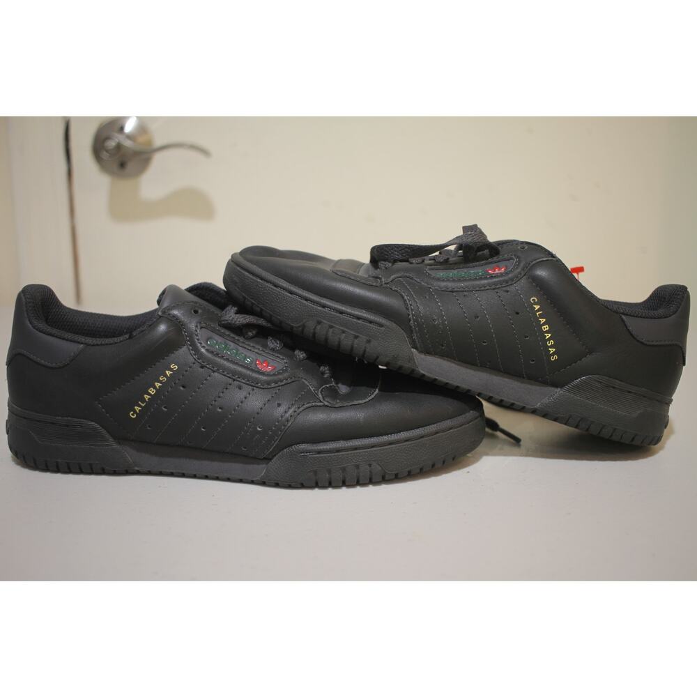 Adidas Powerphase Calabasas Triple Black CG6420 Kanye West Sneakers Mens Size 6